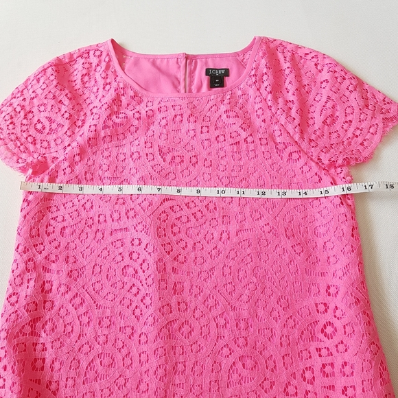 Pink Scallop Lace Tee by J. Crew - Picture 7 of 9